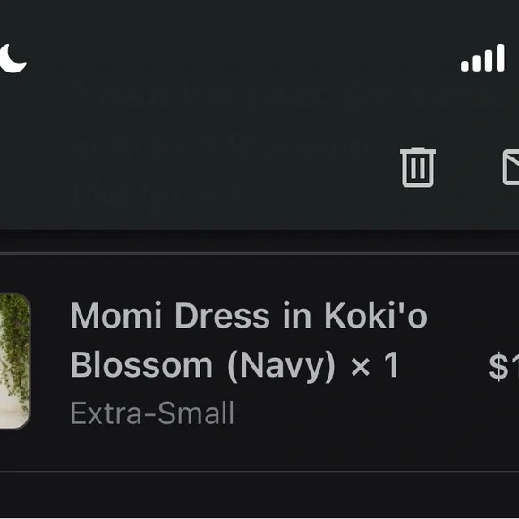 YIREH XS MOMI DRESS KOKI’O BLOSSOM NAVY Button Down Shirts